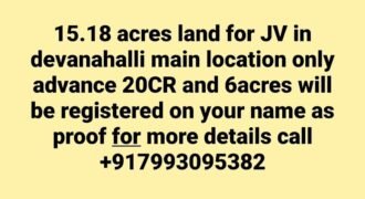 Land for Jv at Devanahalli