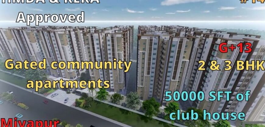 Flats at Miyapur, Hyderbad