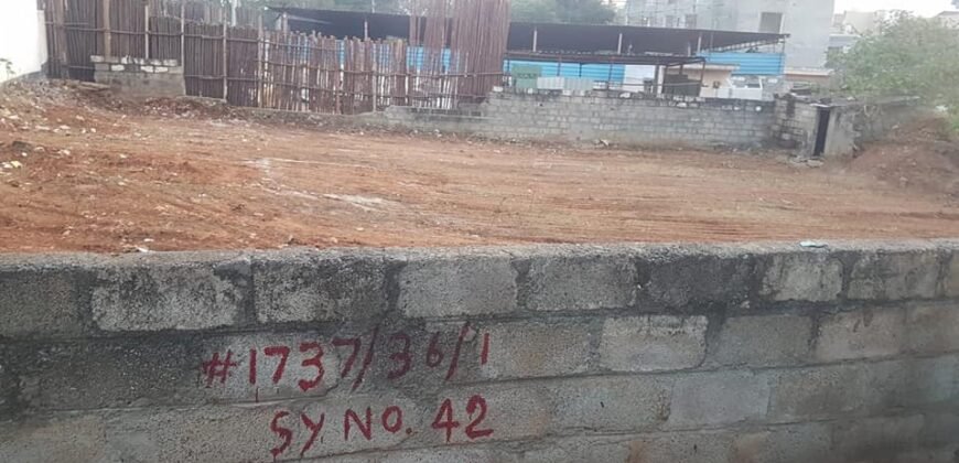 Land at Nagarbhavi, Bangalore for JV or Sale