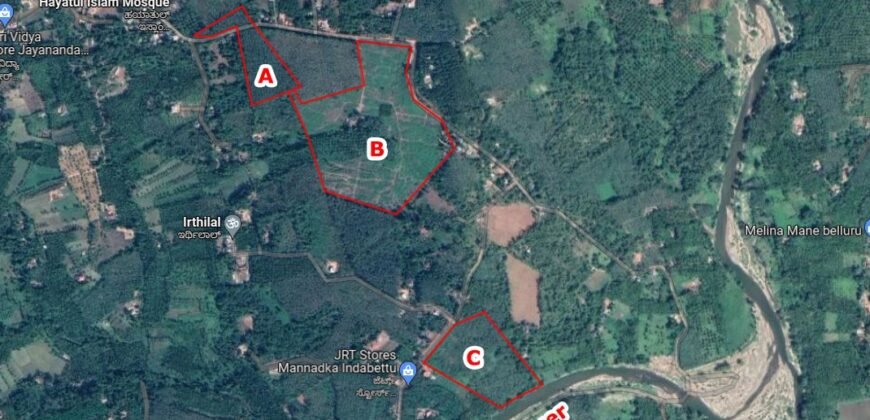 26.6 acres agricultural land at Belthangady 4.5 cr