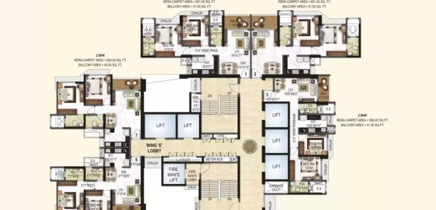 Residential project, Royal Lagoon E Wing in Mumbai is offering units for sale in Malad West.