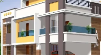 6 cents Land with 3000 sq ft 4 BHK villa for sale at Barebail